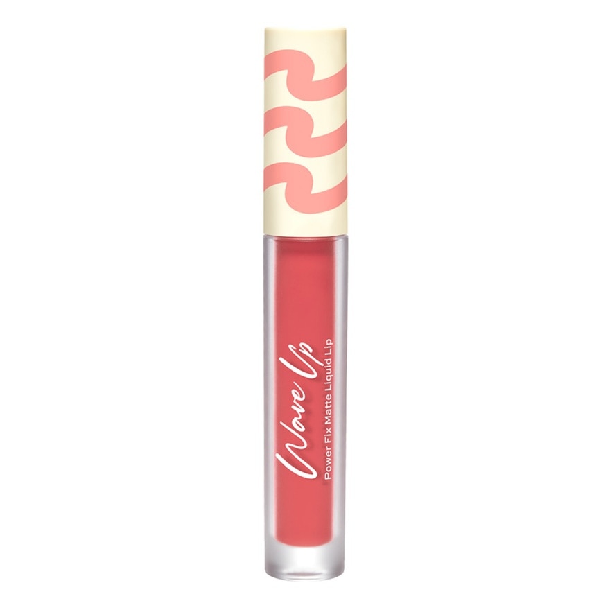 Cute Press Wave Up Power Fix Matte Liquid Lip 2.5g. OR04 Rose Petal