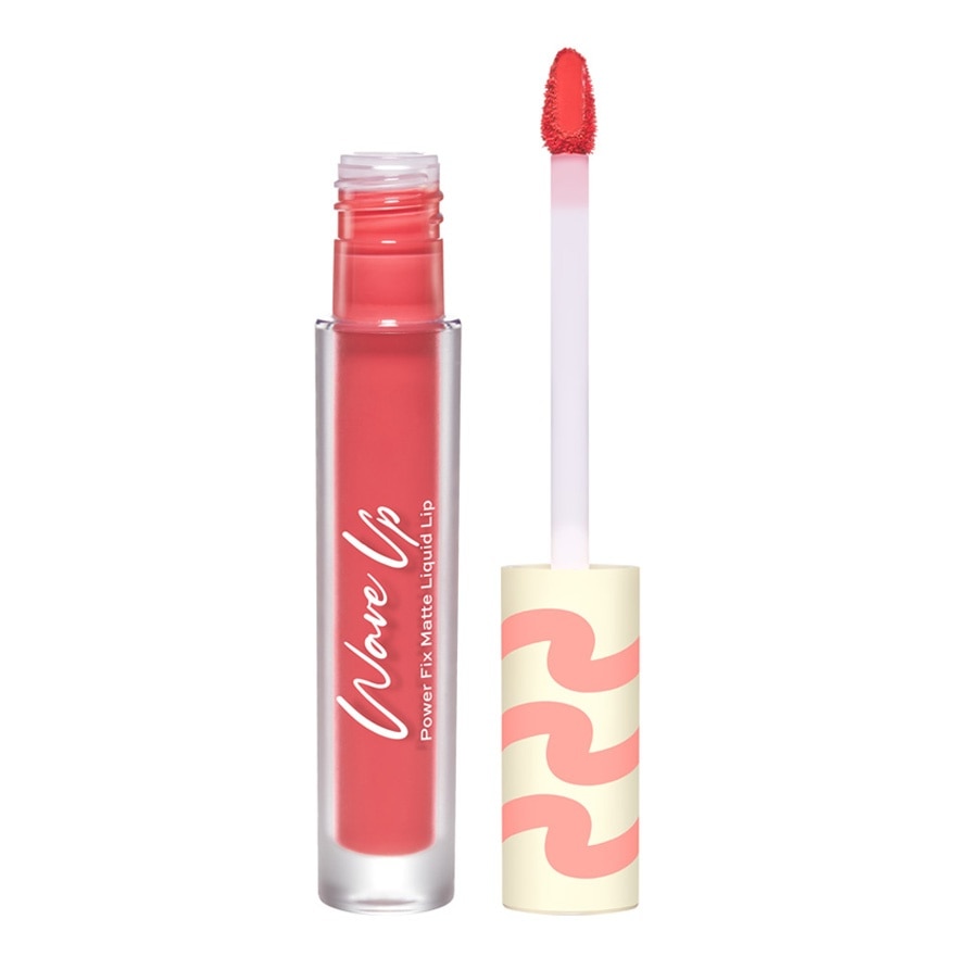 Cute Press Wave Up Power Fix Matte Liquid Lip 2.5g. OR04 Rose Petal