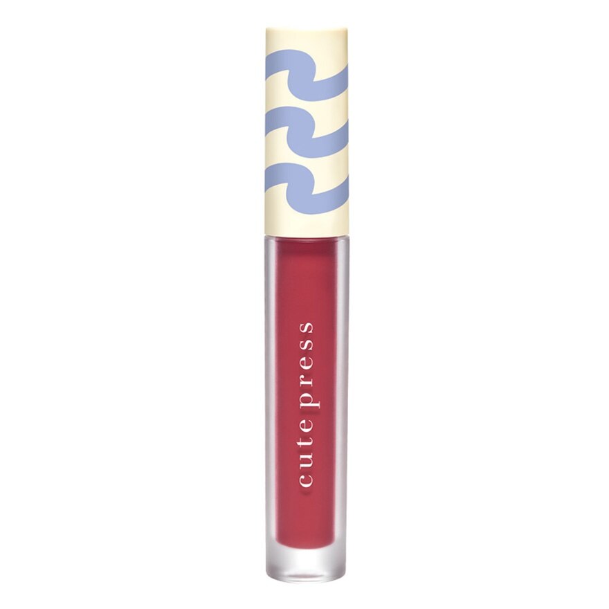 Cute Press Wave Up Power Fix Matte Liquid Lip 2.5g. RD10 Berry