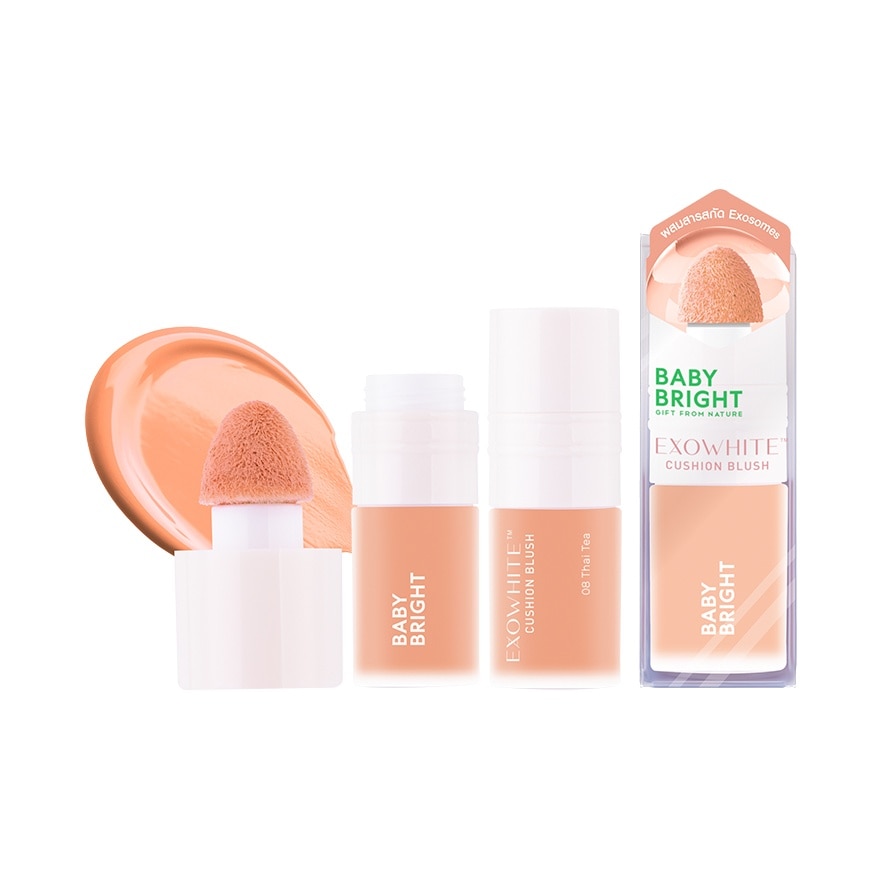 Baby Bright Exowhite Cushion Blush 4ml. 08 Thai Tea