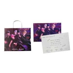 Premium Mediheal x Plave Giftset (Post Card & Shopping Bag (Black) 1 Set