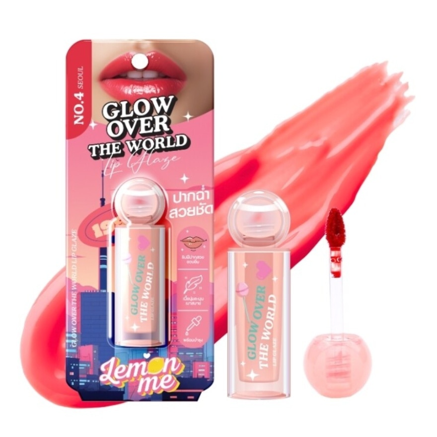 Lemon Me Glow Over The World Lip Glaze 3.8g. 04 Seoul