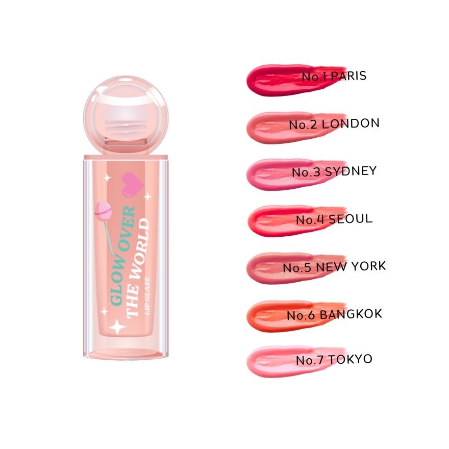 Lemon Me Glow Over The World Lip Glaze 3.8g. 04 Seoul