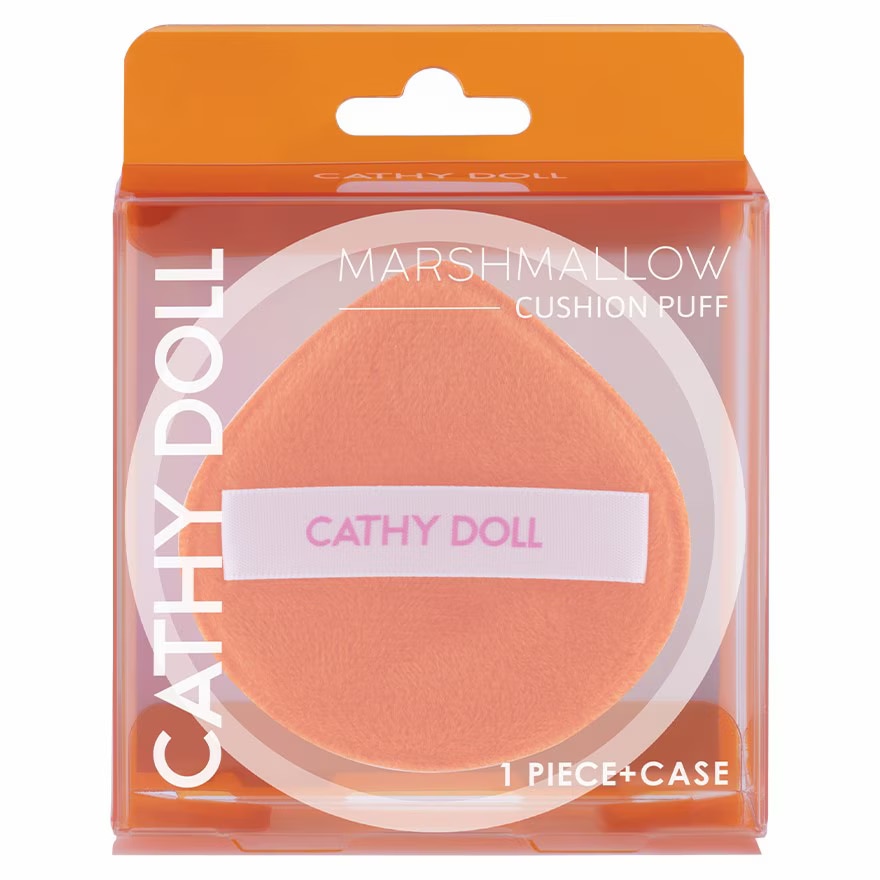 Cathy Doll Marshmallow Cushion Puff Protection Case 1 PCS Orange