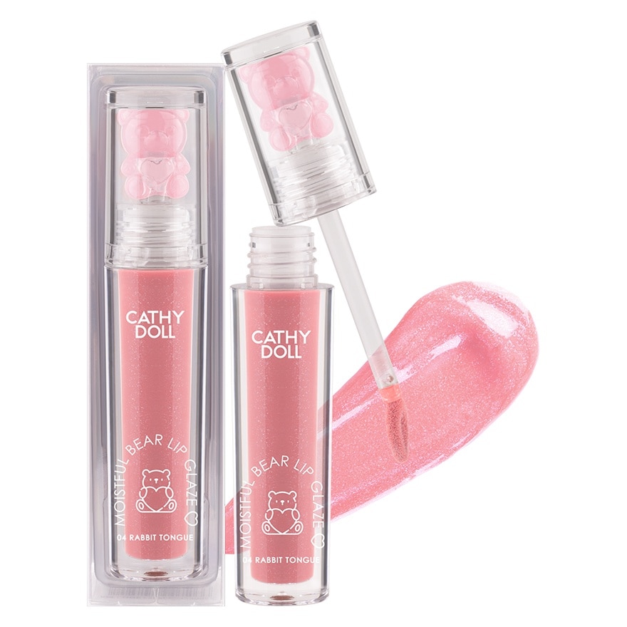 Cathy Doll Moistful Bear Lip Glaze 2.2g. 04 Rabbit Tongue