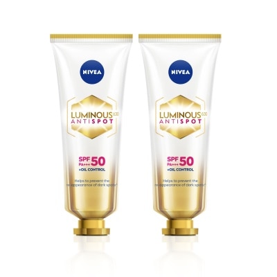 Nivea Luminous 630 - นีเวีย ลูมินัส 630 แอนตี้สปอต เดย์ มอยเจอร์ไรเซอร์ เอสพีเอฟ 50 40 มล.X2 image
