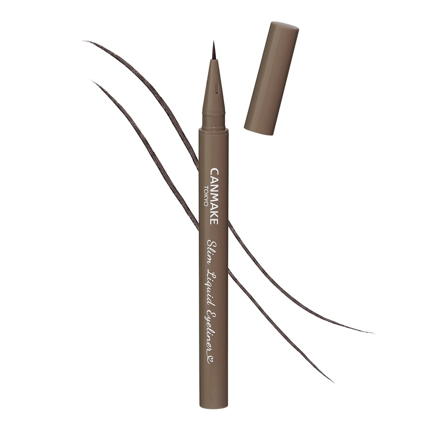 Canmake Slim Liquid Eyeliner 0.7g. 03 Tea Leaf Greige