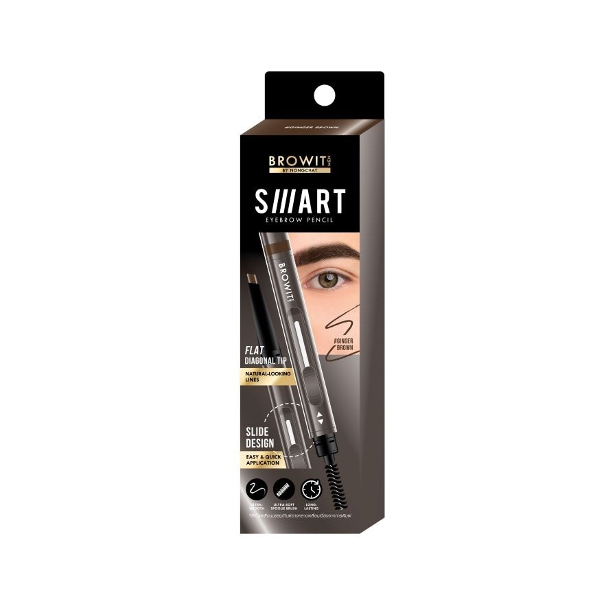 Browit Men Smart Eyebrow Pencil 0.15g. Ginger Brown