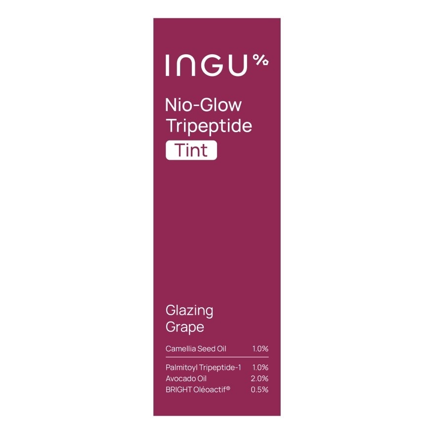 INGU Nio-Glow Tripeptide Tint 4 ml. Glazing Grape