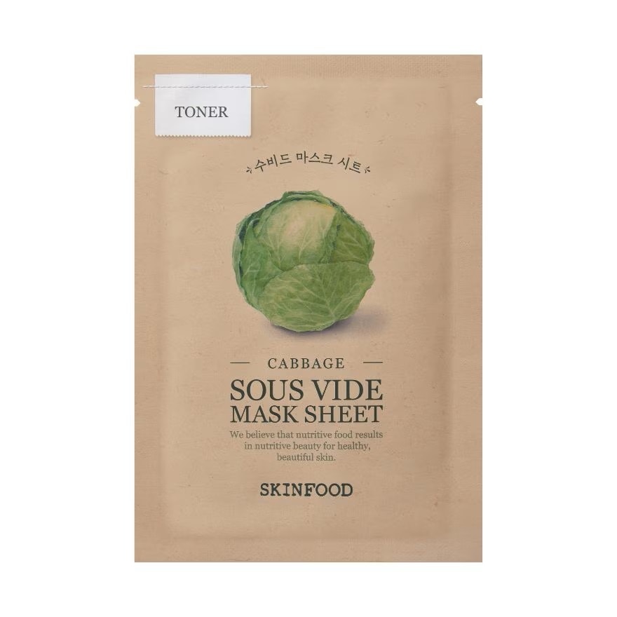 Skinfood Skinfood Mask Sheet Cabbage Sous Vide 1'S