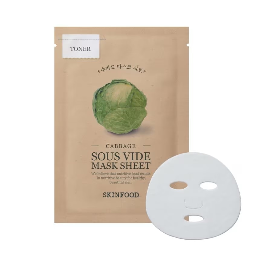 Skinfood Mask Sheet Cabbage Sous Vide 1'S