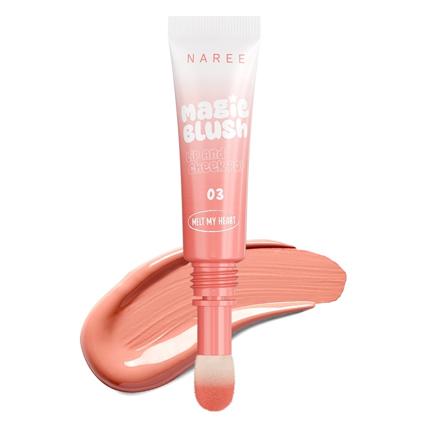 Naree Magic Blush Lip And Cheek Pop 5g. 03 Melt My Heart