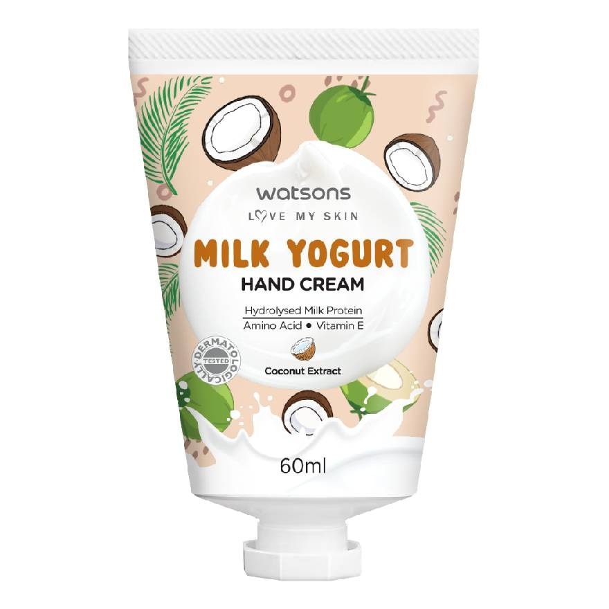 Watsons Milk Yogurt Hand Cream Coconut Extract 60ml.