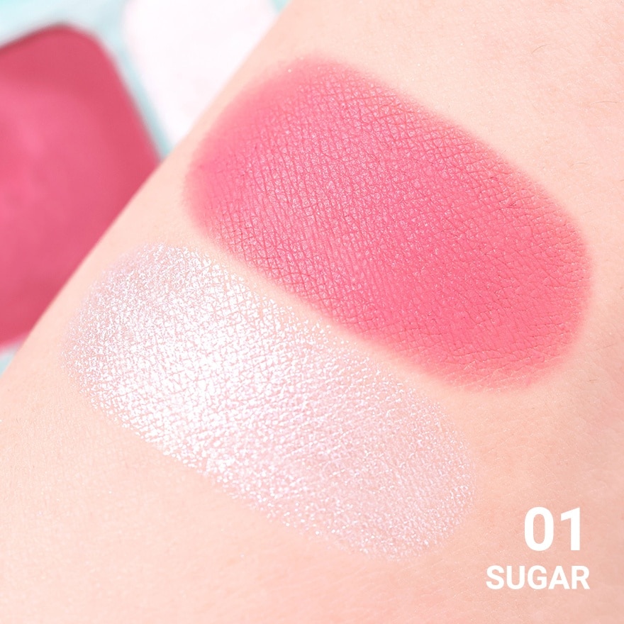 Charmiss Everything Nice Mochi Blush Duo 3.1g. 01 Sugar (Random Package)