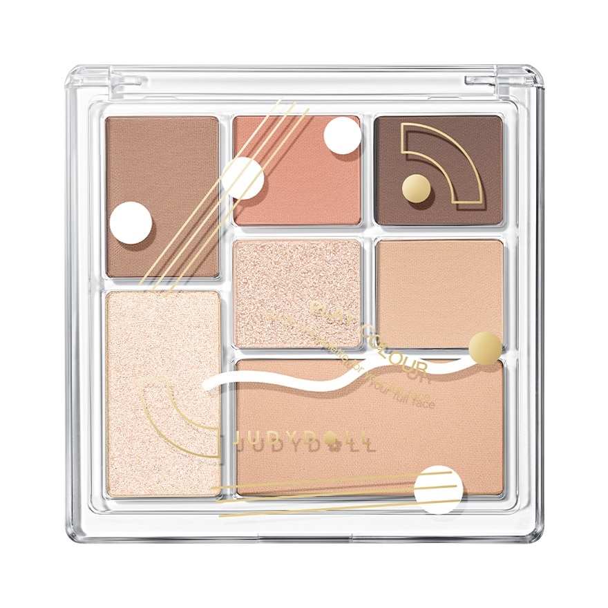 Judydoll All-In-One Palette For Your Full Face 8.5g. 18 Peach Brown