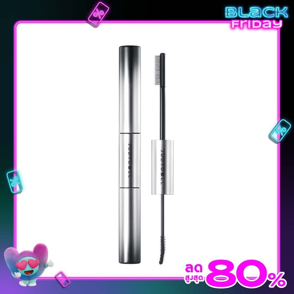 Judydoll จูดี้ดอล วอลุ่ม แอนด์ เคิร์ลลิ่ง มาสคาร่า ดูโอ้ 6.5ก. 01 แบลค