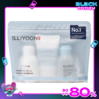 illiyoon อิลลิยูน เซราไมด์ อโต ทราเวล คิท (ครีม 30มล.+เจลอาบน้ำ50มล. +โลชั่น 50 มล.)