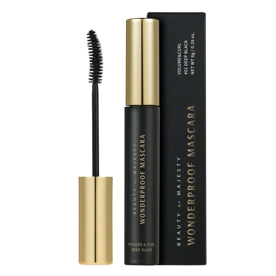 BOM Wonderproof Mascara VolumeCurl 8g.  01 Deep Black