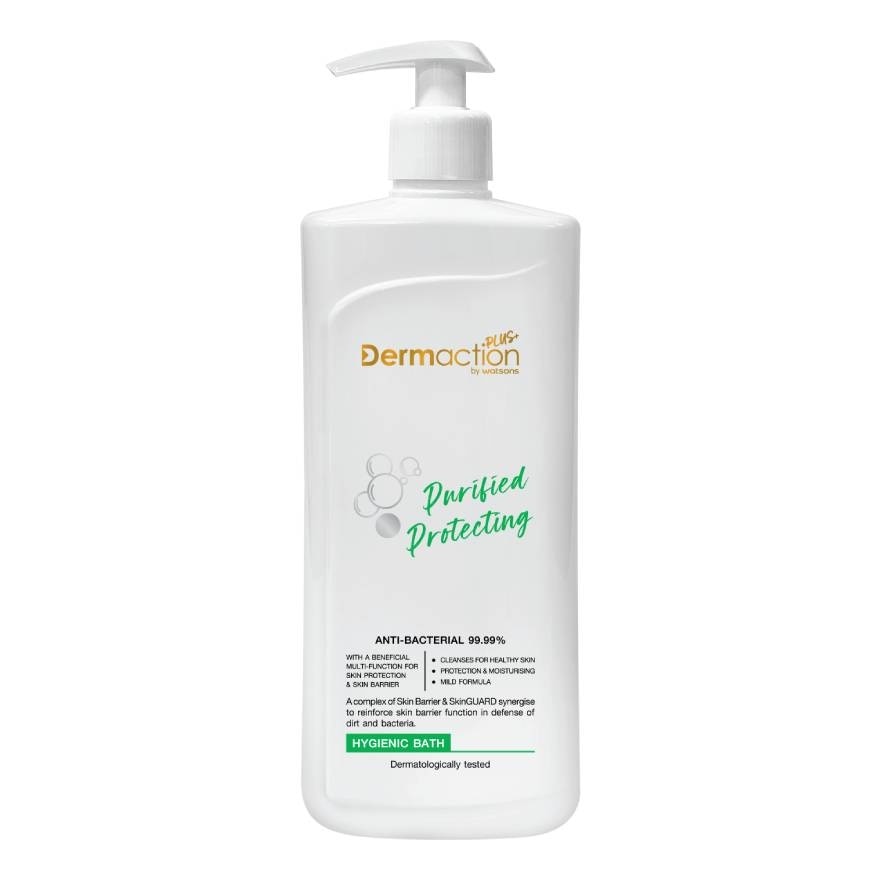 Dermaction Plus by Watsons Purified Protecting Hygienic Bath 380ml.