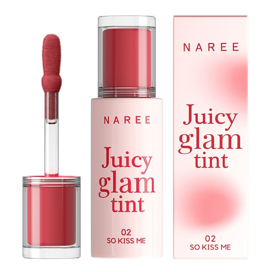 Naree Juicy Glam Lip Tint 3g. 02 So Kiss Me