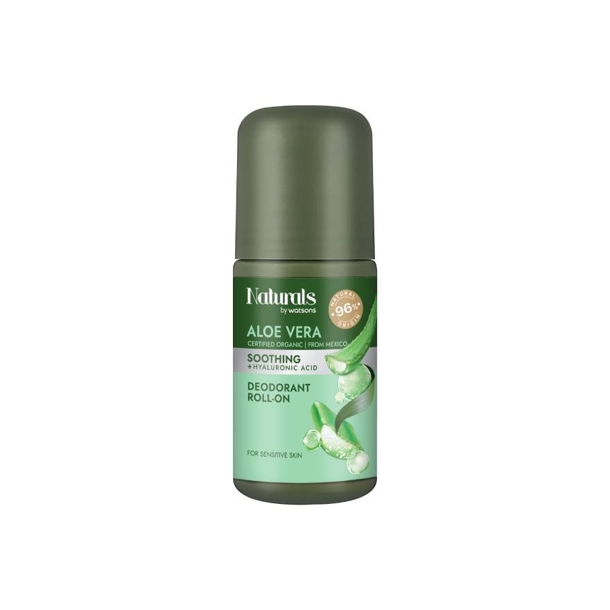 Naturals By Watsons Aloe Vera Soothing Deodorant Roll-On 50ml.