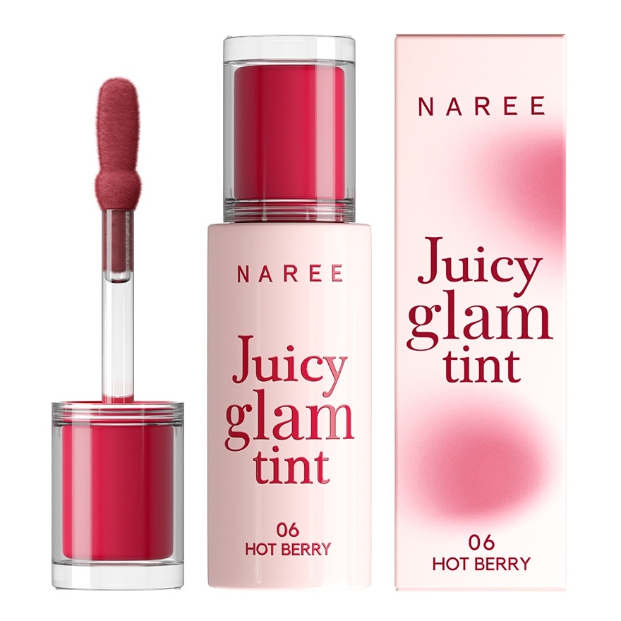 Naree Juicy Glam Lip Tint 3g. 06 Hot Berry