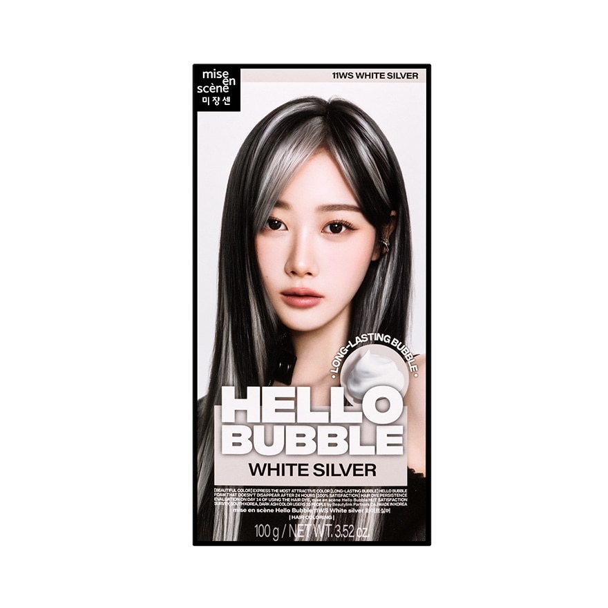 Miseenscene Mise En Scene Hello Bubble 11WS White Silver