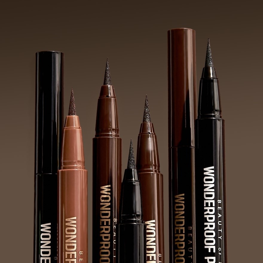 BOM Wonderproof Pen Eyeliner 0.5g. 02 Wonder Brown