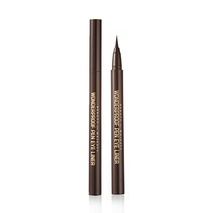 BOM Wonderproof Pen Eyeliner 0.5g. 02 Wonder Brown