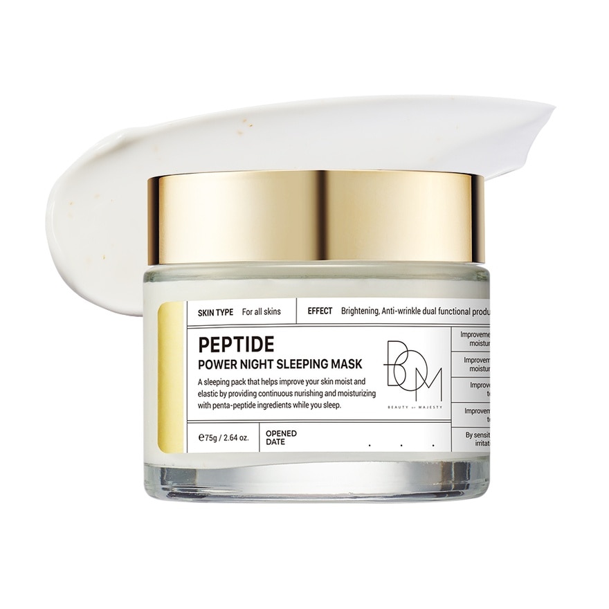 BOM Peptide Power Night Sleeping Mask 75g.