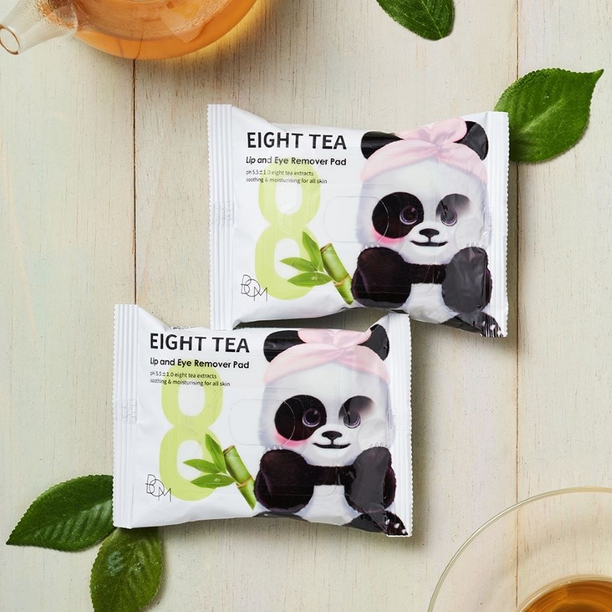 BOM Eight Tea Lip And Eye Remover Pad 30Sheet