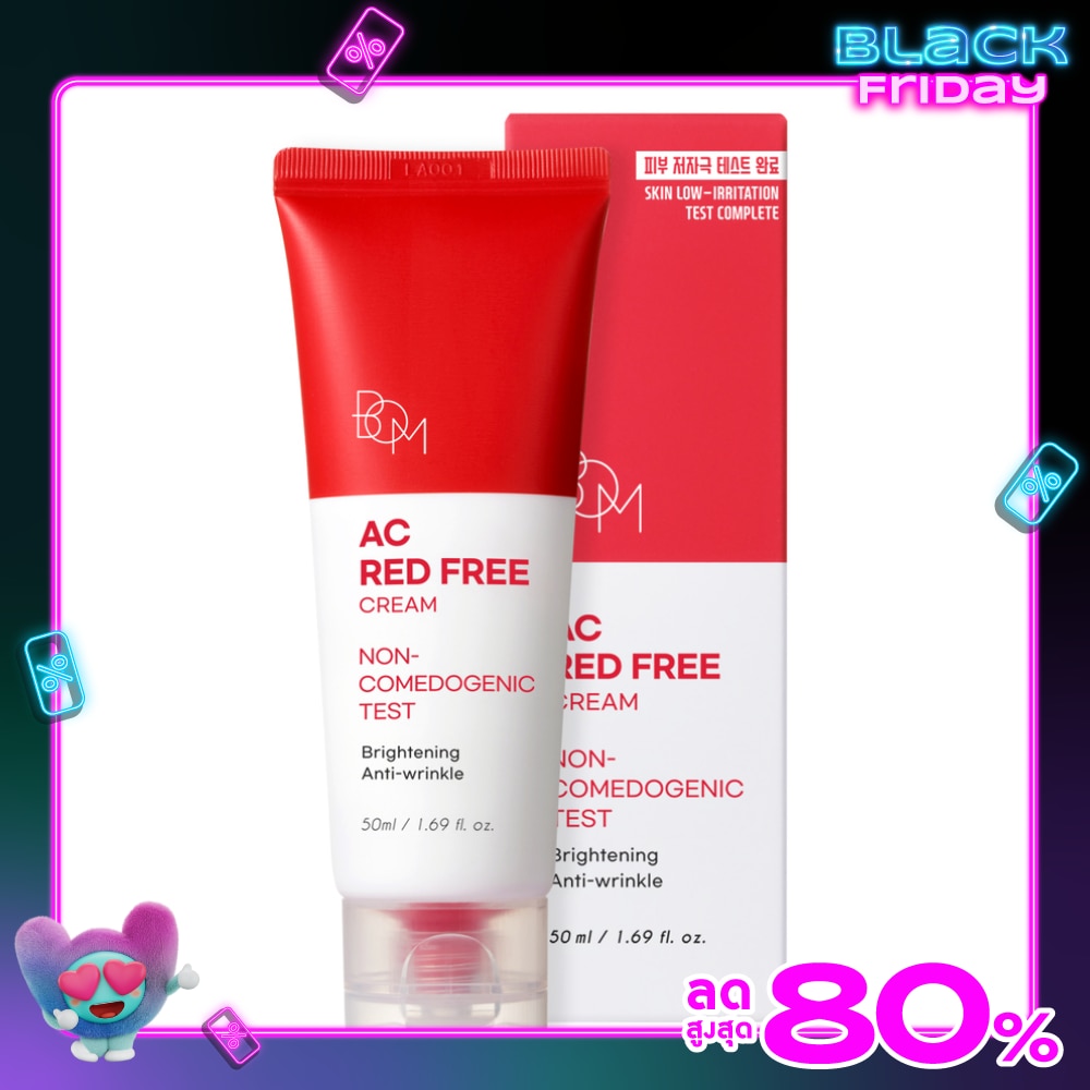 BOM AC Red Free Cream 50ml.