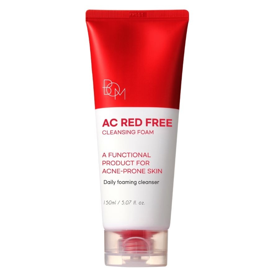 BOM AC Red Free Cleansing Foam 150ml.