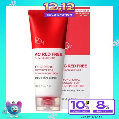BOM BOM AC Red Free Cleansing Foam 150ml.
