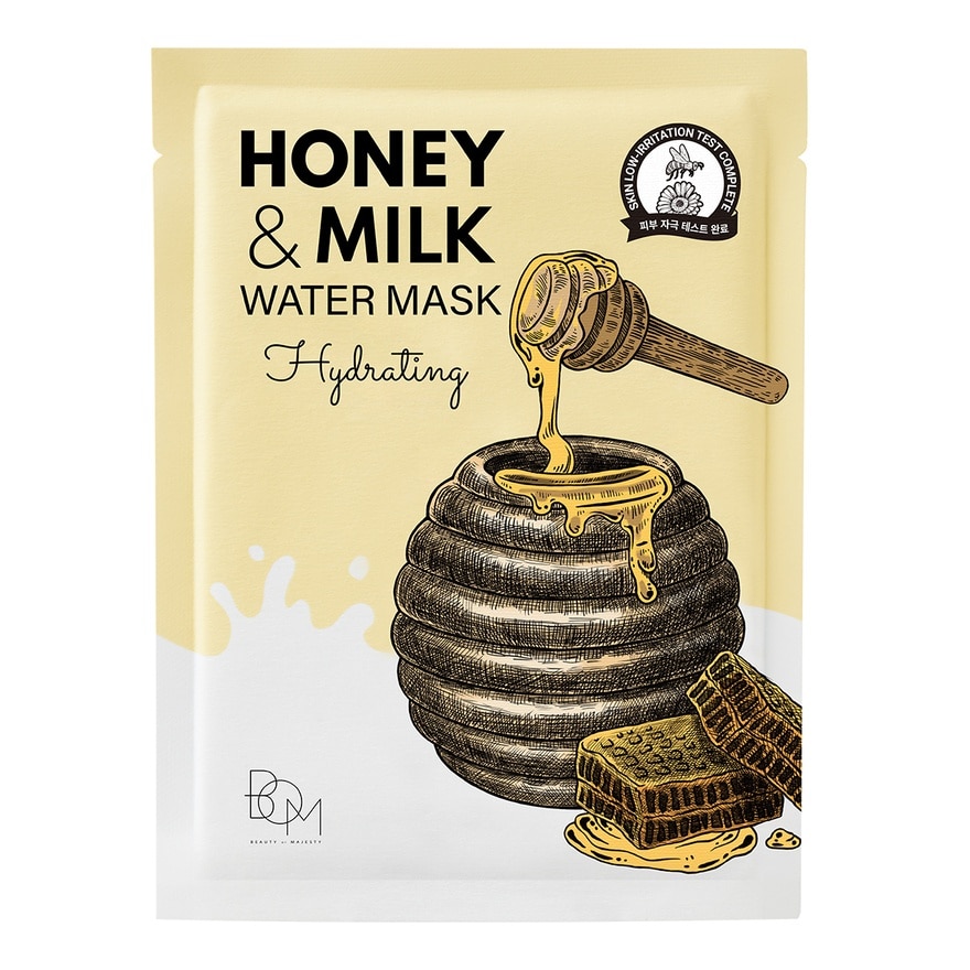 BOM Honey And Milk Water Mask Hydrating  25g.