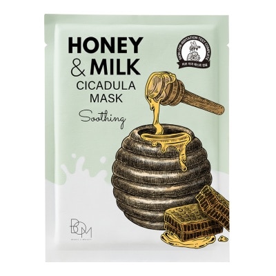 BOM BOM Honey And Milk Cicadula Mask Soothing  25g.