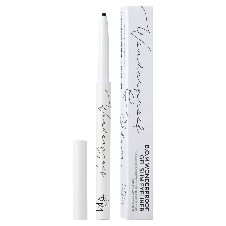 BOM Wonderproof Gel Slim Eyeliner 0.1g. 01 Midnight Black
