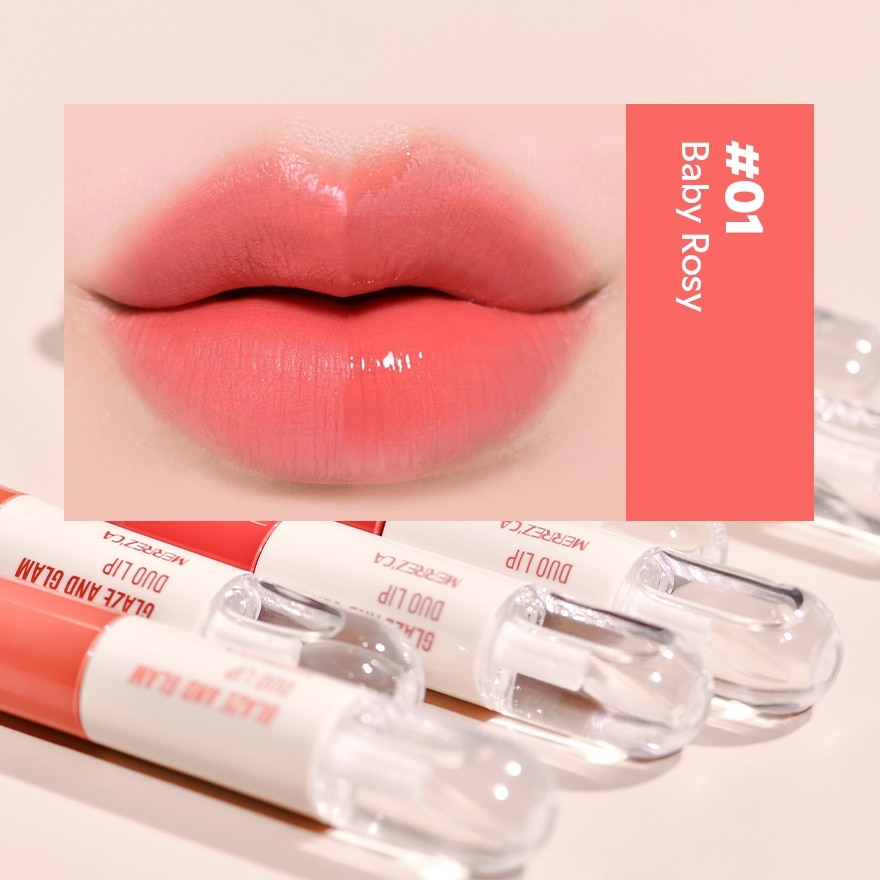 Merrezca Duo Lip 2g. 01 Baby Rosy
