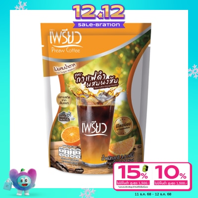 Preaw Preaw Black Coffee Orange Pouch 5sac