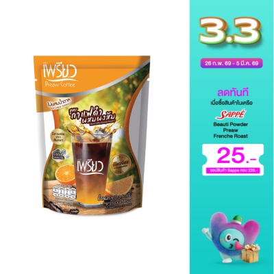 Preaw Preaw Black Coffee Orange Pouch 5sac