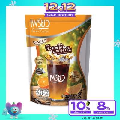 Preaw Preaw Black Coffee Orange Pouch 5sac
