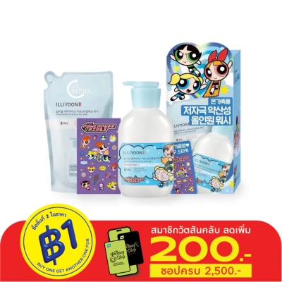 illiyoon อิลลิยูน เซราไมด์ อโต 6.0 ท็อป ทู โท วอช x พาวเวอร์พัฟฟ์เกิลส์ ลิมิเต็ด เซ็ต
