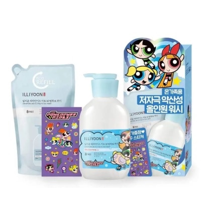 illiyoon ILLIYOON Ceramide Ato 6.0 Top to Tow Wash X Powerpuff Girls Limited Set