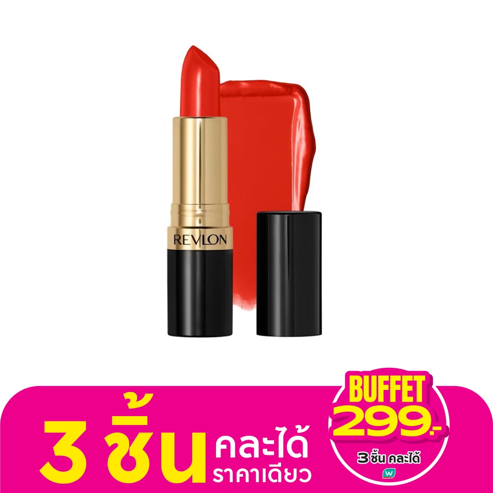 เรฟลอน ซูเปอร์ ลัสทรัส ลิปสติก 4.2ก. 654 ราวิช มี เรด