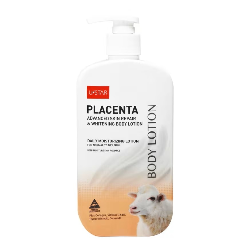 Ustar Placenta Advanced Skin Repair  Whitening Body Lotion 400g.