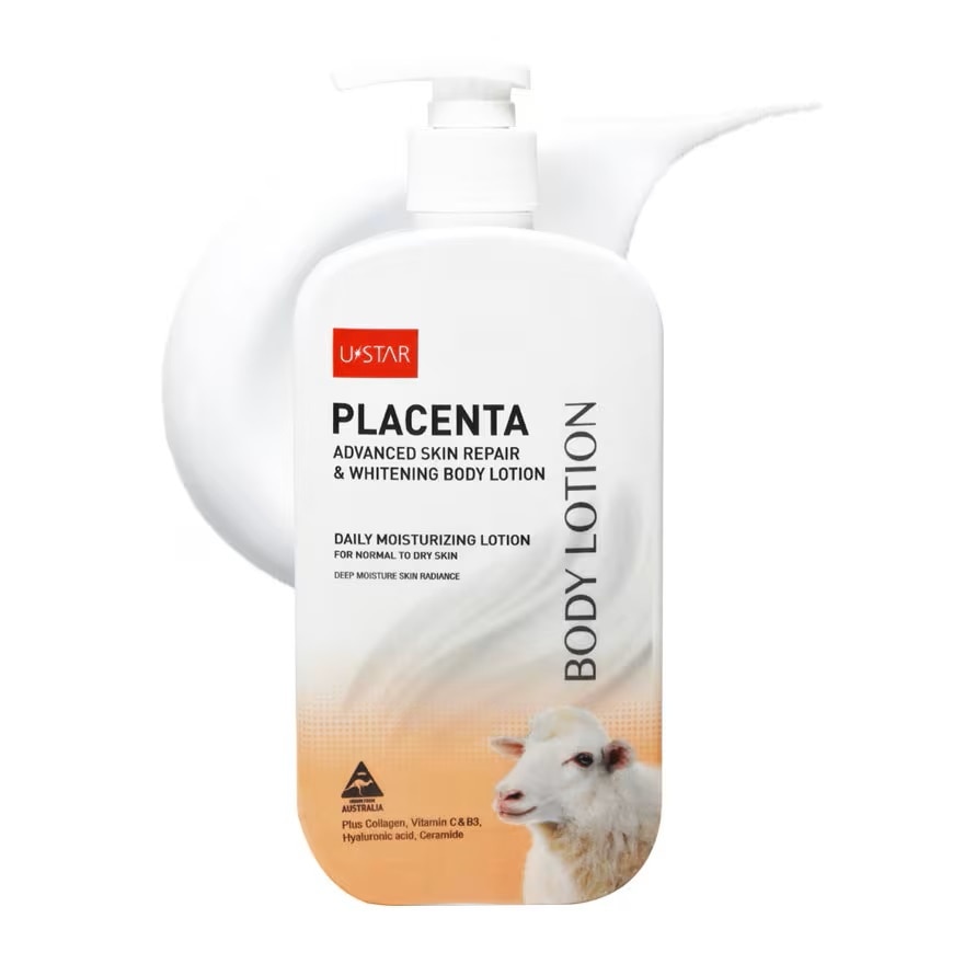 Ustar Placenta Advanced Skin Repair  Whitening Body Lotion 400g.