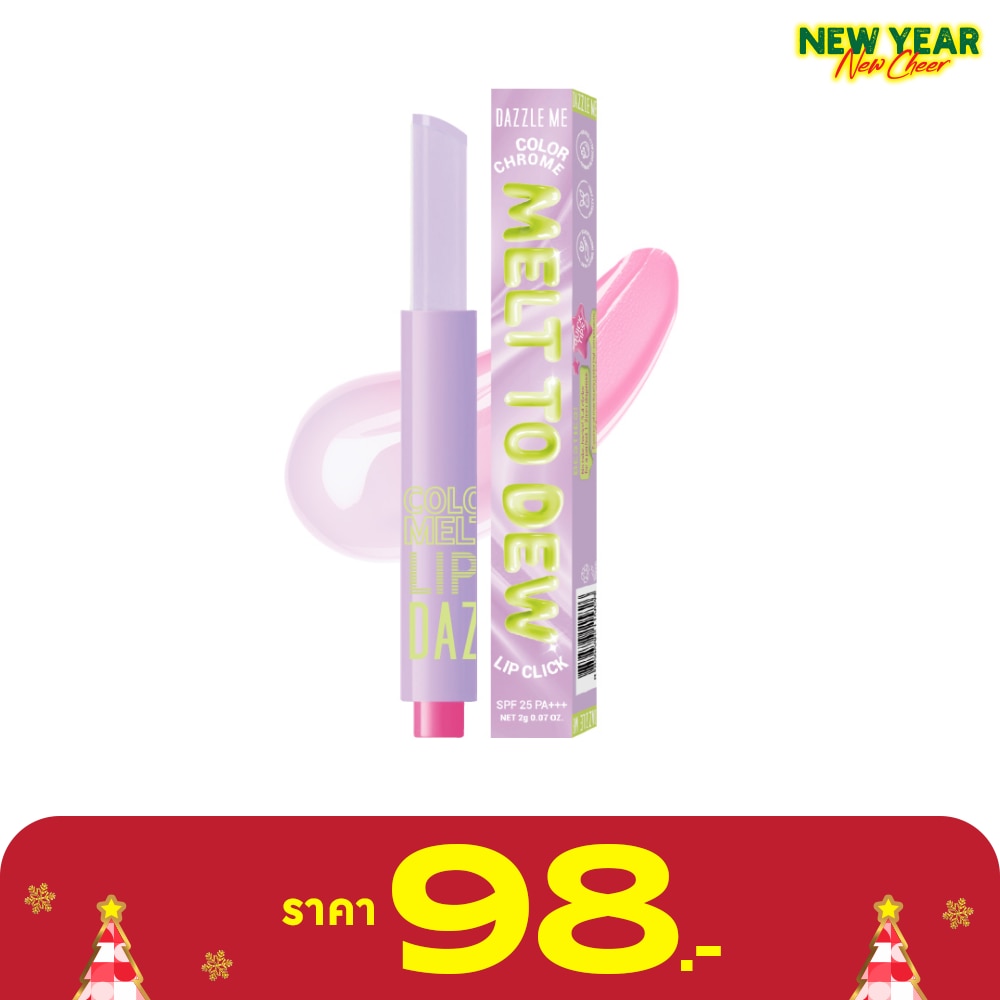 Dazzle Me Color Chrome Melt To Dew Lip Click 2g. 821 Star World