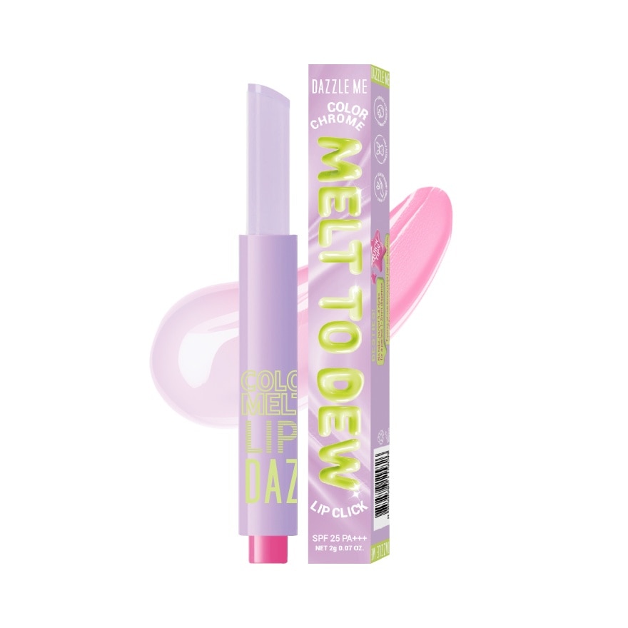 Dazzle Me Color Chrome Melt To Dew Lip Click 2g. 821 Star World