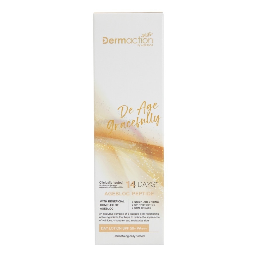 Dermaction Plus By Watsons De Age Gracefully Day Lotion SPF50+ Pa+++