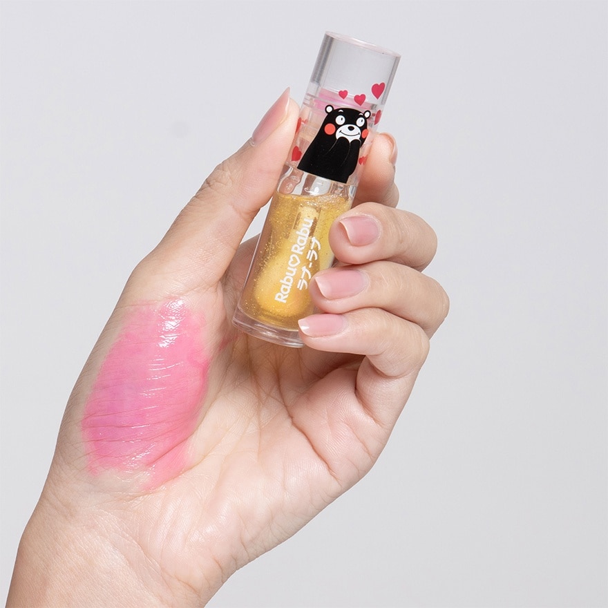 Rabu Rabu Kumamon Lip Oil 4g. 02 Vanilla